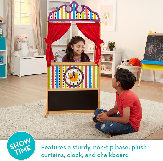 Melissa & Doug Deluxe Puppet Theater - Image 2