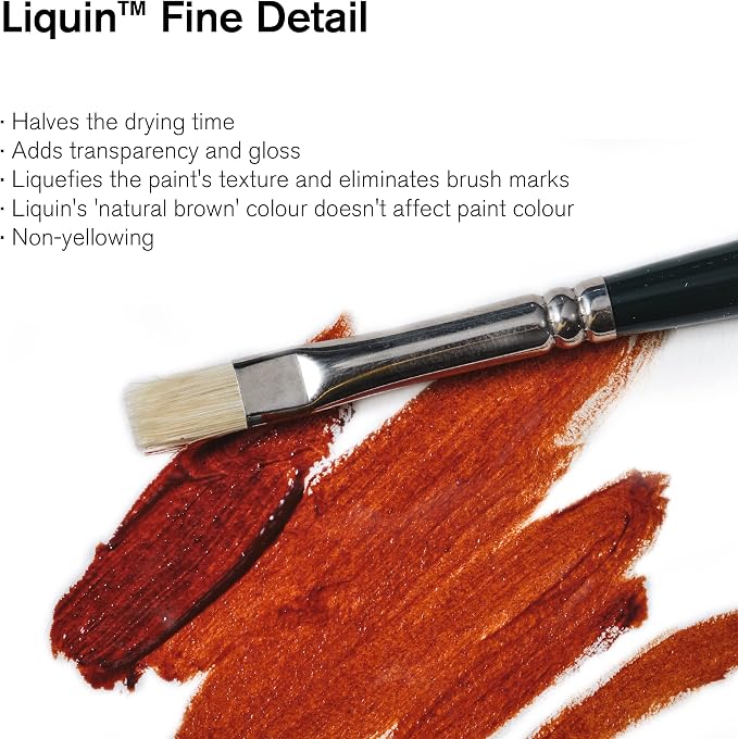 Winsor & Newton Liquin Fine Detail Medium, 500ml Bottle - Image 2