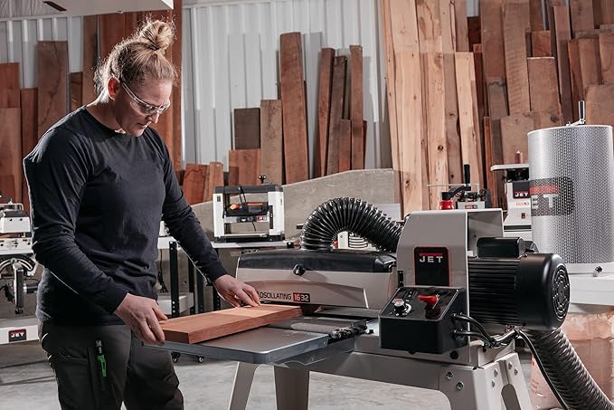 JET 16-Inch Oscillating Drum Sander, 1-1/2 HP, 115V 1Ph (Model JWDS-1632OSC)