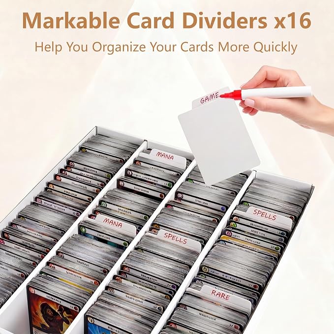 RLAVBL 1 Pack 3600 Count Trading Card Storage Box, Cardboard Card Boxes - Image 3