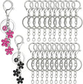 sunla 20pcs Silver Keychain Making Kit by SUNLA