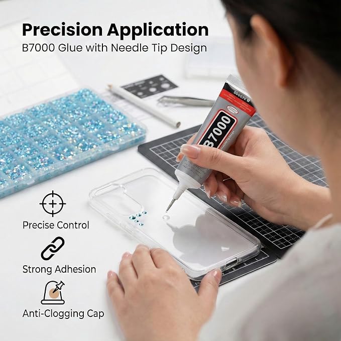 36000Pcs Pastel Blue Rhinestones - Image 4