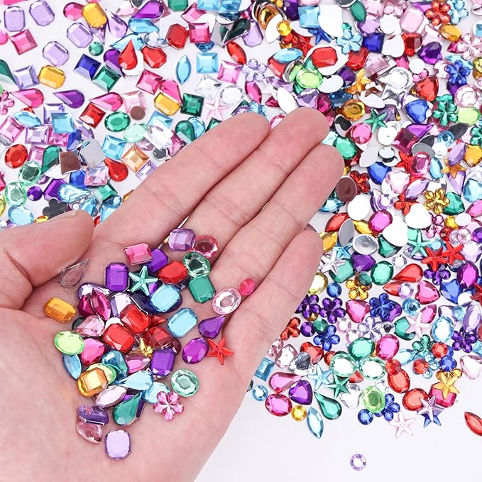JPSOR 1500pcs Rhinestone Gems Jewels - Image 7
