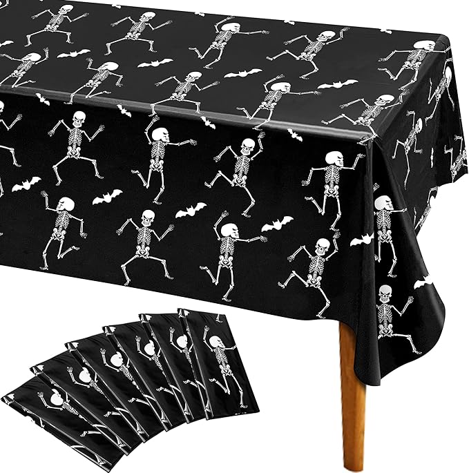 Iceyyyy 6 Packs Disposable Halloween Tablecloth by Iceyyyy