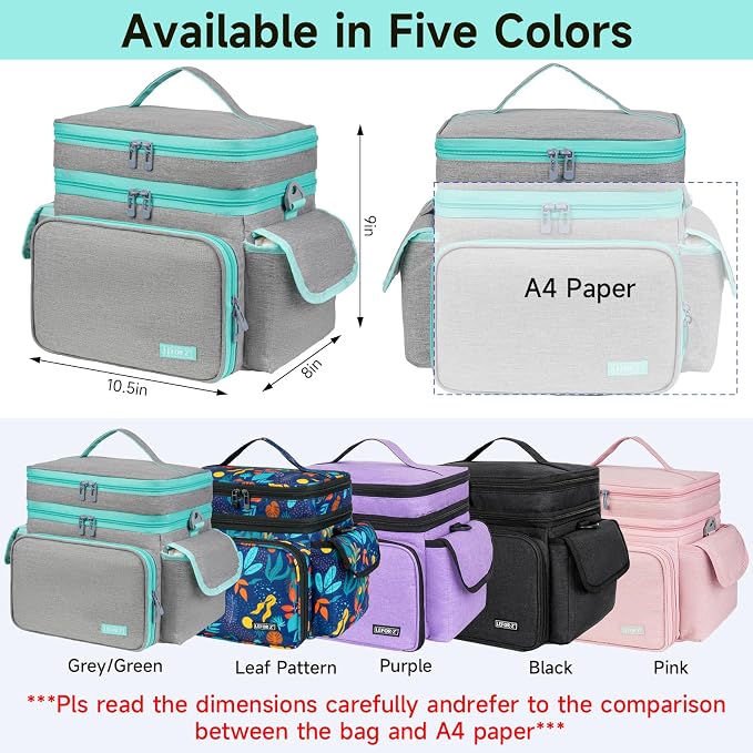 LEFOR·Z Small Sewing Supplies Organizer, Double-Layer Sewing Accessories - Image 2