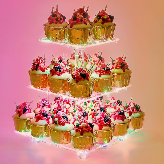 YestBuy 3 Tier Cupcake Stand by YestBuy