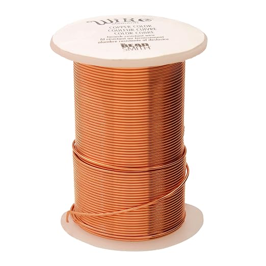 The Beadsmith Wire Elements 26-Gauge Lacquered Tarnish-Resistant Copper Wire - Image 2
