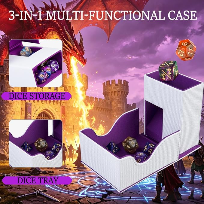 Dice Tower and Tray, Foldable Portable Dice Rolling Tower, Dice Roller Accessory - Image 2