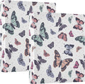 Butterfly Pastel Color Round Ring Binders 1.5 Inch Flora Insect Biology Natural by Wamika