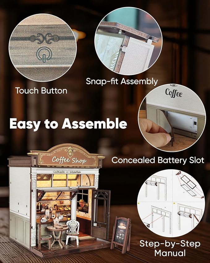 DIY Miniature House Kit, Mini Dollhouse Kit - Image 2