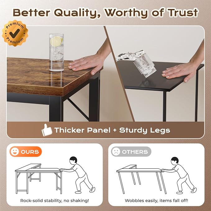 Huuger 55 Inch L Shaped Desk - Image 9