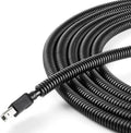 Split Wire Loom 1/4 Inch, 13FT Wire Protector Tubing for Cords, Black Flexible Wire Conduit Cover, Cord Protectors from Pets No Chew Electric Wire Cover