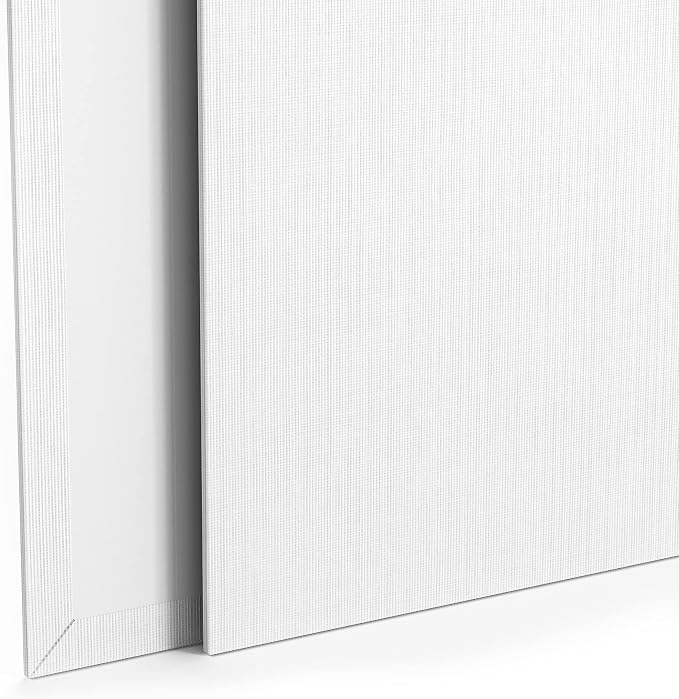 GOTIDEAL Canvases for Painting, 12x12 inch of 12, Professional Primed White - Image 3
