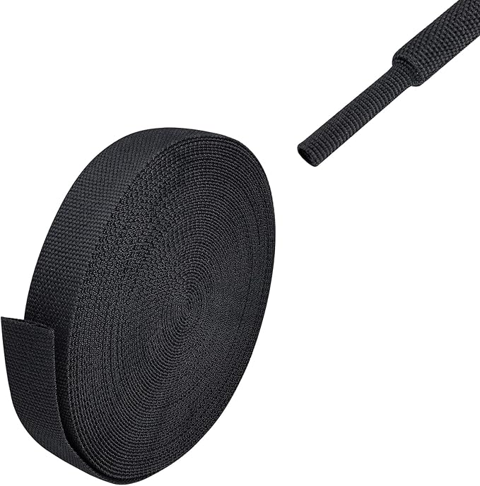 2 to 1 Heat Shrink Woven Tubing Abrasion Resistant Braided Sleeving Shrinkable Fabric Loom Protector for Auto Amp Harness Sheath Cable(1/2" ID-300inch)