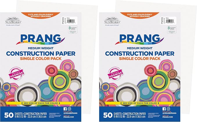 Prang Construction Paper, 50 Sheets by CreativityStreet%C2%AE