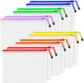 SUNEE Plastic Mesh Zipper Pouch 11x15 in, Extra Large Water-Resistant Zip Bag by SUNEE
