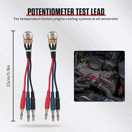 48PCS Automotive Circuit Test Leads Kit, Multi-Function Auto Diagnostic Tools with Electrical Breakout Leads, Alligator Clips & Multimeter Probes