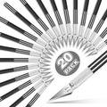 DIYSELF 20 Pack Exacto Knife by DIYSELF