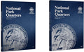 Whitman US Washington National Parks Quarter Coin Folder Two Volume Set P & D by Unknown