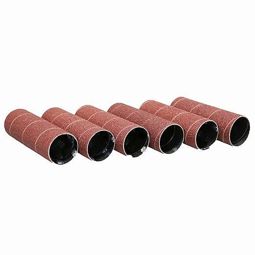Dark Stone Sanding Sleeves for Spindle Sander 4-1/2" Length (150 Grit, 1-1/2")