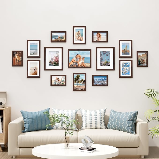 Vittanly 15 Pack Picture Frames Collage Wall Decor - Image 2