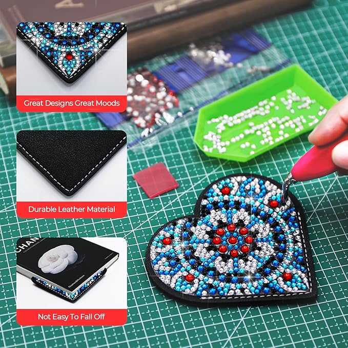 8 PC Diamond Art Painting Bookmark - Image 5