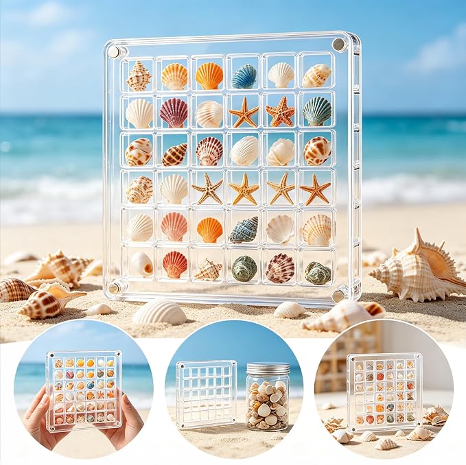 Grid Clear Acrylic Display Box - Image 2
