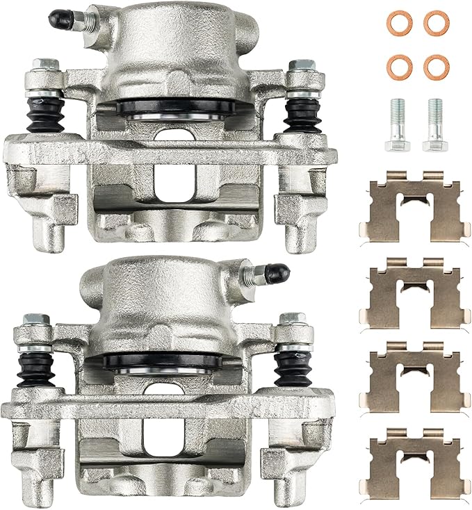 Torchbeam Front Brake Calipers Set for Geo 1989-1995 Tracker, Suzuki 1991-1998 Sidekick 1.6L, Geo 1996-1997 Tracker 1.6L, Front Left and Front Right Calipers Replace # 19B1212+19B1213