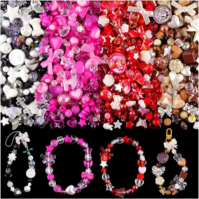 210-270PCS TINKRSTUFF Assorted Acrylic Beads by TINKRSTUFF