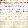 Flasoo 404Pcs Gold Charms for Jewelry Making, Keychains and Crafts by Flasoo