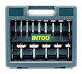 INTOO Hex Shank Forstner Bit Set 16 pcs Multi Sided Shank Wood Drill bit Set