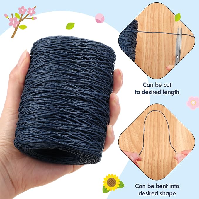 Syhood 673 Feet Floral Vine Bind Wire Rustic Wrapping Wire - Image 3
