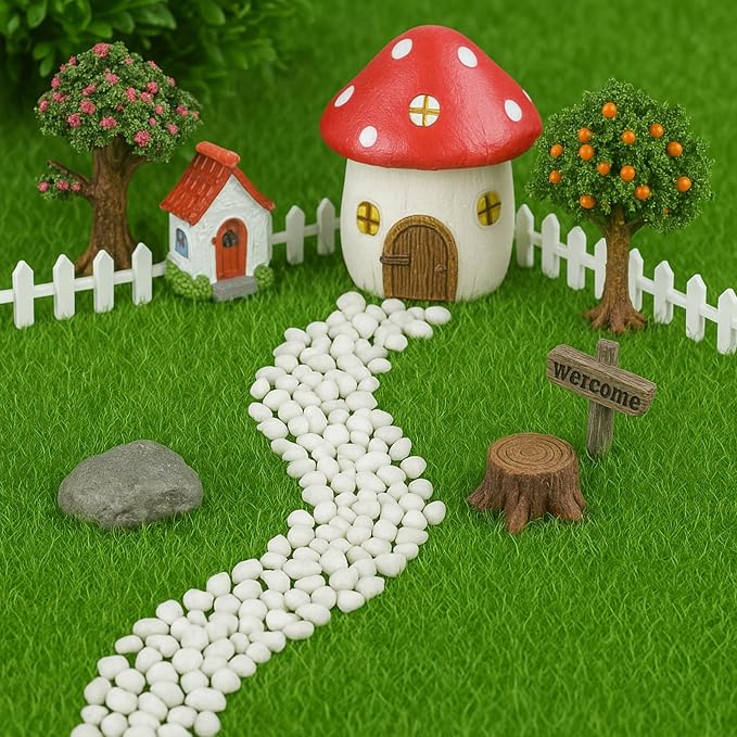 Shindel 4 Packs Fake Grass Decor - Image 5