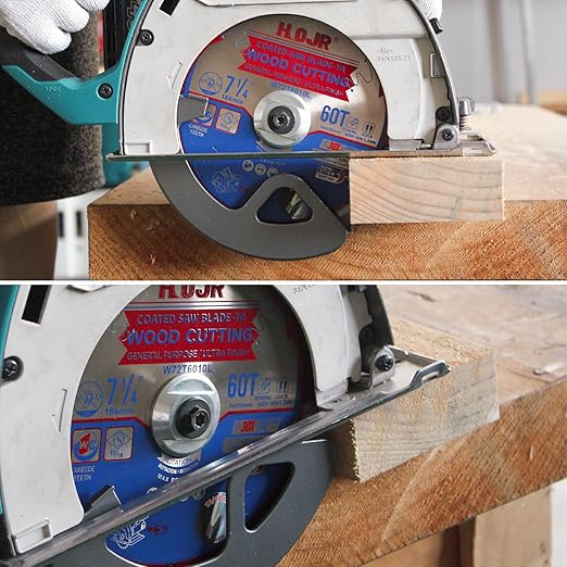 Circular Saw Blade Woodworking TA Series 7-1/4" 40-Tooth Arbor: 5/8", for Finishing/General Purpose Wood Cutting, Anti-Thermal Adhesion Coating on Cutting Head -TA, 7-1/4" 40T TA