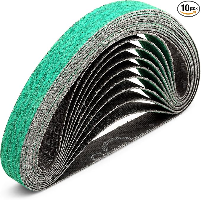 1/2" x 12" Replacement Knife Sharpener Sanding Belts 120 Coarse Grit Sharpening Belt for Official Work Sharp Knife & Tool Sharpener (WSKTS & WSKTS-KT/Mk.1 & Mk.2)