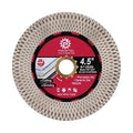Diamond Tile Saw Blade - 4.5''(115mm) Cutting and Grinding Disc Wheel for Porcelain Ceramic Tile Marble Granite Artificial Stone with X Mesh Rim for Angle Grinder