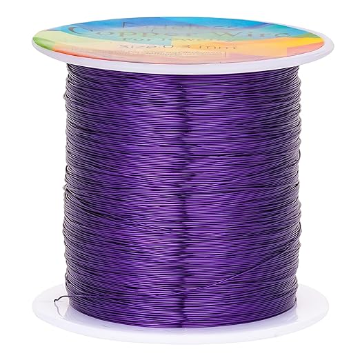 328 Feet Tarnish Resistant Copper Wires 28 Gauge/0.3mm Jewelry Craft Wires by CREATZONE