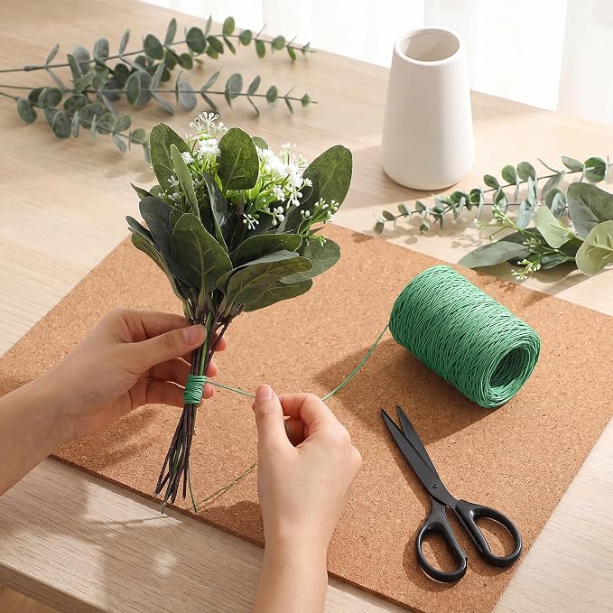 Syhood 673 Feet Floral Vine Bind Wire Rustic Wrapping Wire - Image 4