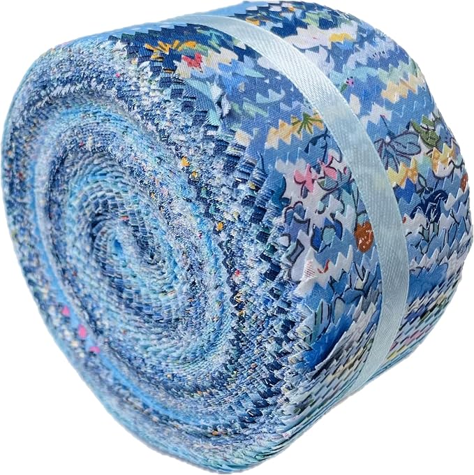 40 Strip Jelly Roll Fabric Strips - Image 4