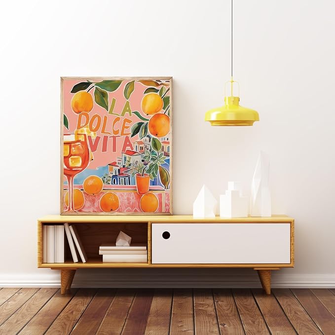 5DDIYART Abstract Landscape Oranges Paint by Numbers - Image 2