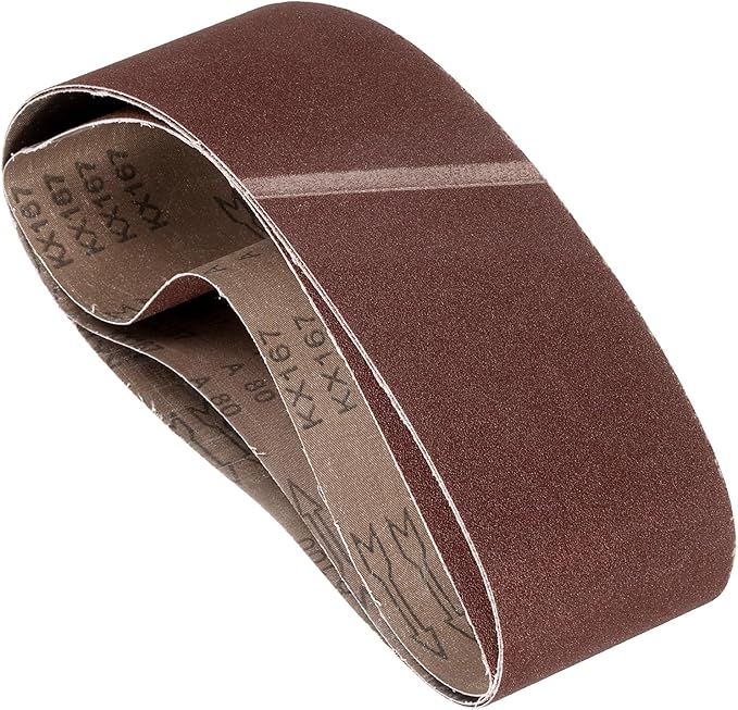 Sanding Belts 6 x 48 Inch 100 Grit Aluminum Oxide Abrasive Sandpaper for Belt Sander Metal Grinding Wood Working Weld Rust Removal