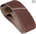 3 Pcs Sanding Belts 6 x 48 Inch 100 Grit Aluminum Oxide Abrasive Sandpaper for Belt Sander Metal Grinding Wood Working Weld Rust Removal