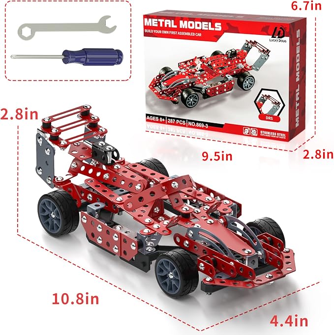 Lucky Doug Building Kit Model Car Set - Image 7