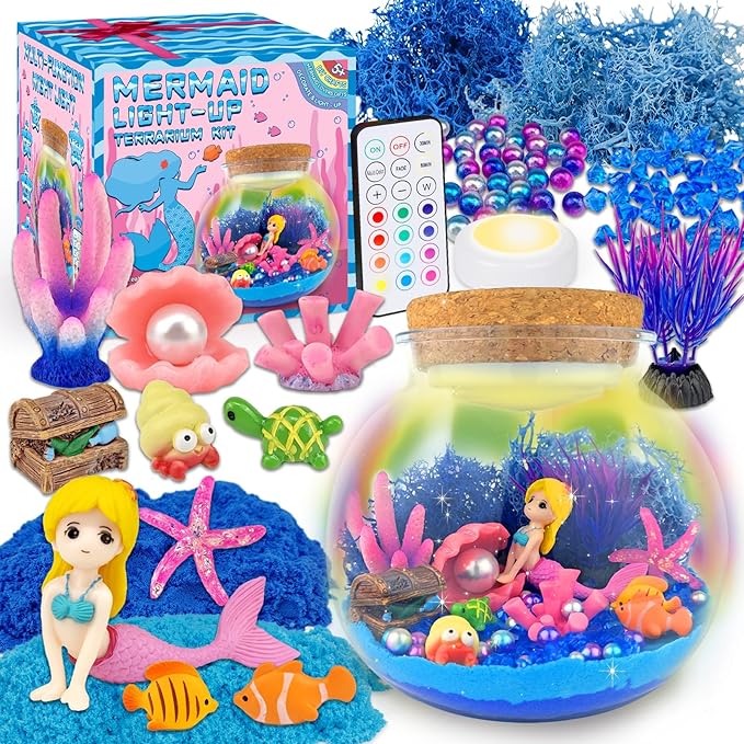 7july Mermaid Terrarium Craft Kit by 7july