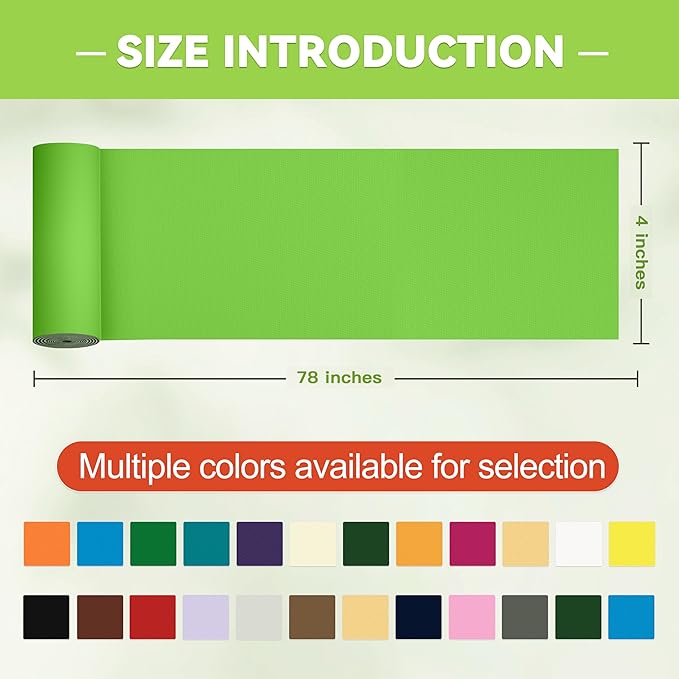 Awning Repair Tape,Tent Patch kit,Waterproof Repair Tape kit of RV Awning,Boat Covers,Canvas,Vinyl Fabric,Tarp,Sail-4x78in（Grass Green）