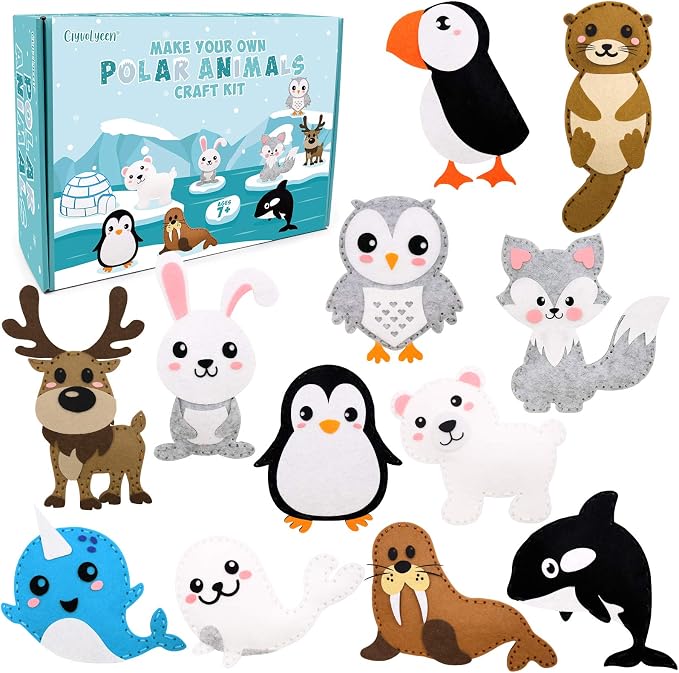 CiyvoLyeen Polar Animals Sewing Kit by CiyvoLyeen