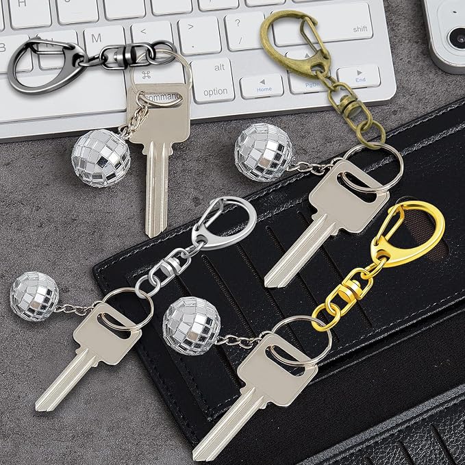 25 Pack Lobster Claw Clasps Keychain Kit, Bulk Key Chain Clasps - Image 5