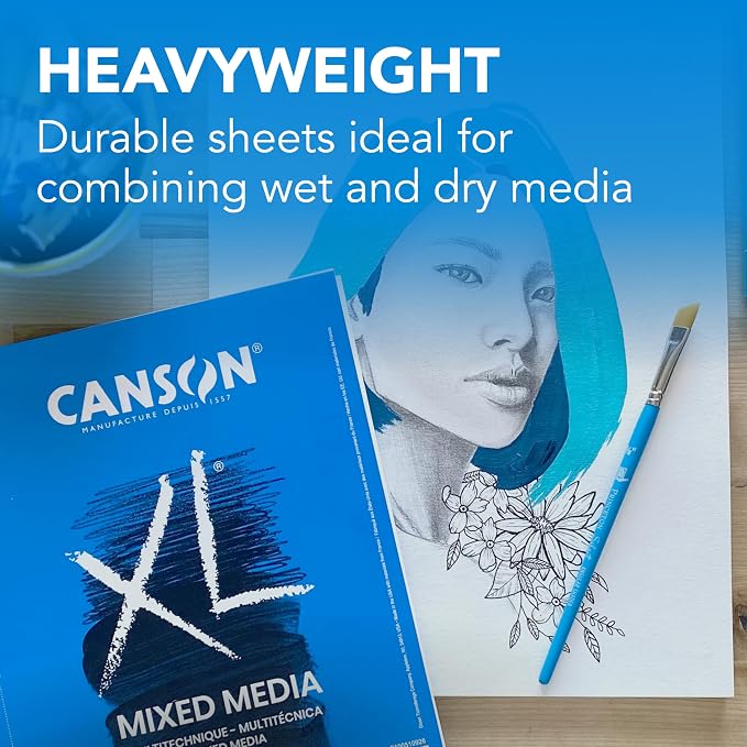 Canson XL Series Mixed Media Pad 60 Sheets - Image 3