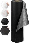 FIVEIZERO Light Weight Black Iron-On Non-Woven Fusible Interfacing: 12in x 30yd by FIVEIZERO