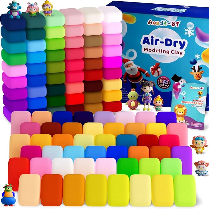Aestd-ST Air Dry Clay 102 Colors, Modeling Clay by Aestd-STqualityclay